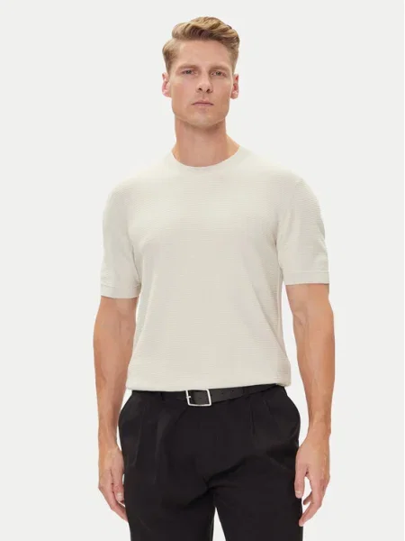 BOSS Tricou H-Ianni Écru