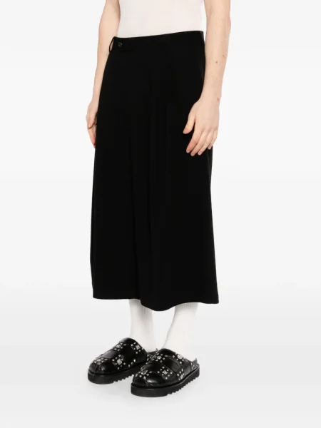 Asymetrické zkrácené kalhoty Songzio černé