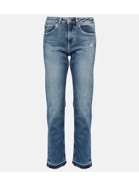 Blugi drepți Ag Jeans albastru