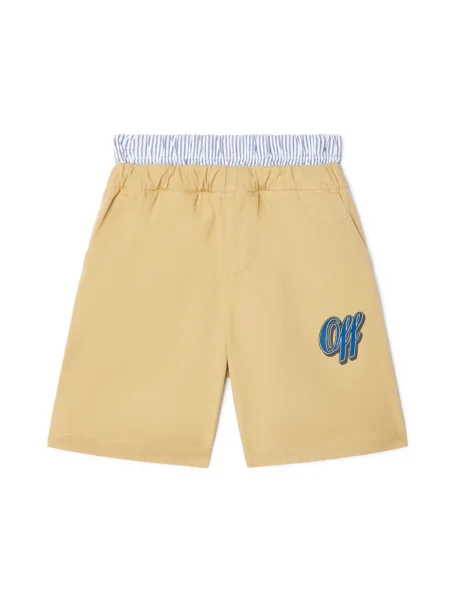 Szorty dziecięce Off-white białe
