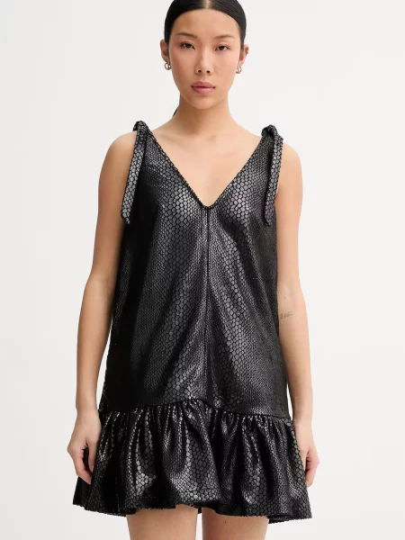 Stand Studio rochie babydoll negru