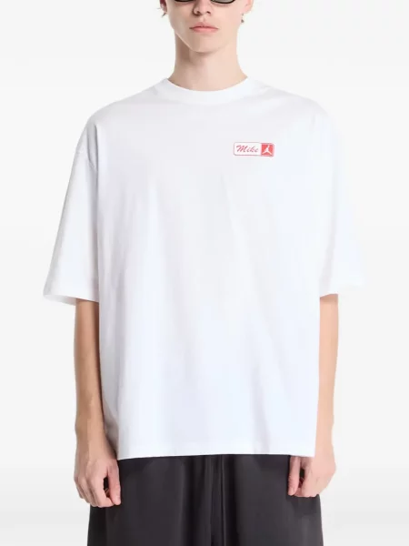 Tricou Jordan cu imagine alb