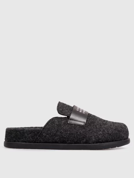 Дитячі мюлі з вовни Maison Margiela Mm6 сірі