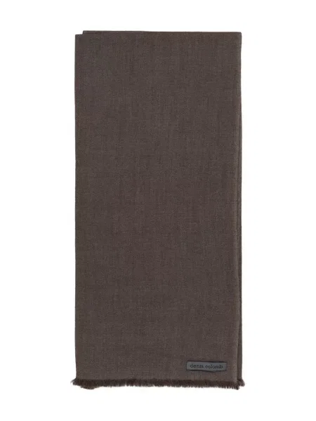 Fular Denis Colomb cu franjuri maro