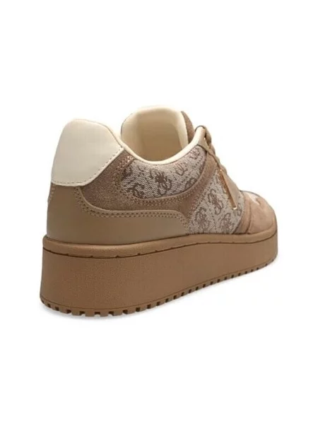 Sneakerși Guess maro
