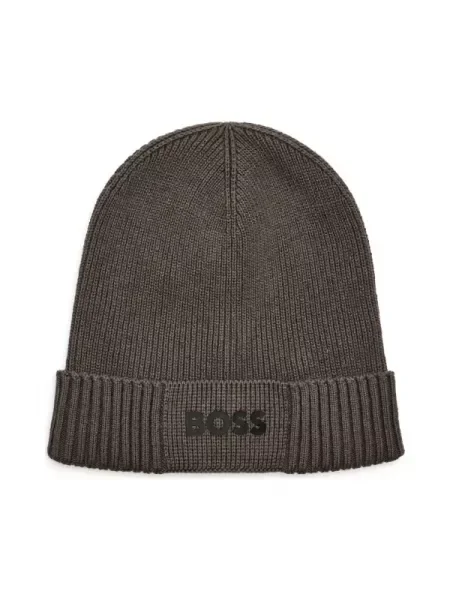 BOSS GREEN Căciulă Asic_Beanie-X cu adaos de lână verde