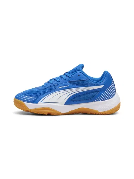 PUMA Młodzieżowe buty do sportów halowych Solarflash III Buty 28 niebieski