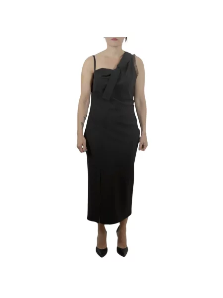 Sukienka midi Moschino czarna