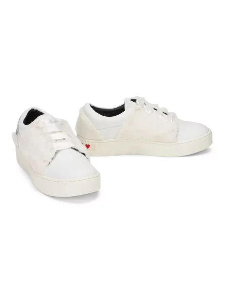 Sneakersy Moschino białe