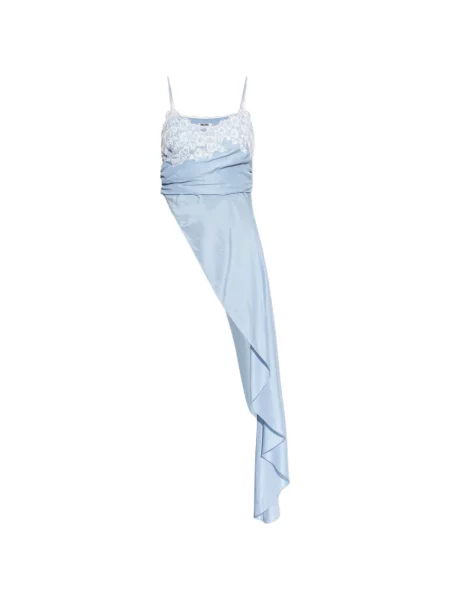 Bluză Moschino din dantelă albastru