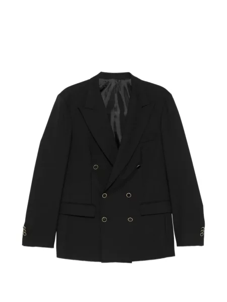 Costum Marsem cu două rânduri de nasturi negru