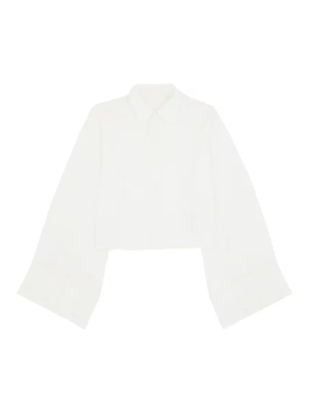 Koszula Mm6 Maison Margiela o krotszym kroju biała