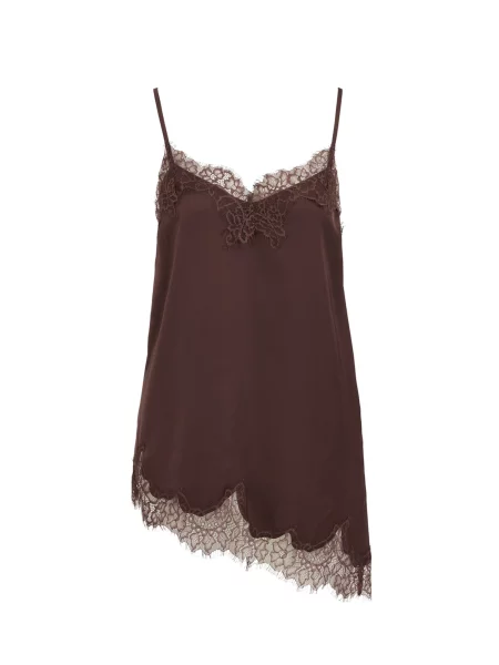 WE Fashion Top închis maro