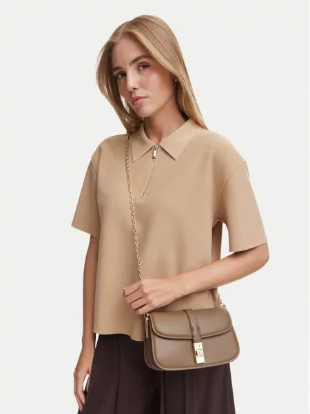 Ogrlica Tommy Hilfiger bež