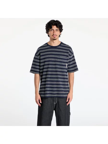 Póló Calvin Klein Jeans Short Sleeve Stripe Relaxed Tee Night Sky S