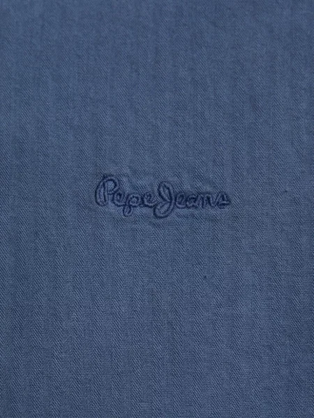Сорочка Pepe Jeans regular комір button-down синій