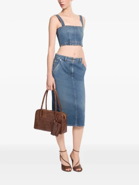 Decupat top Elie Saab albastru