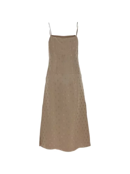 Rochie midi Fendi de mătase cu model floral