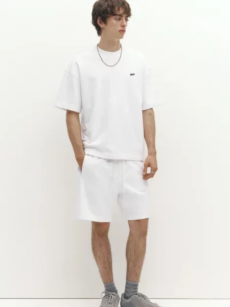 Pull&Bear Tricou STWD' alb