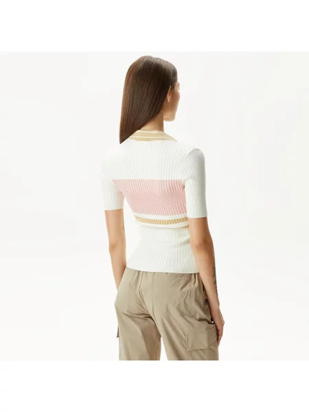 Lacoste Sweter Lacoste biały