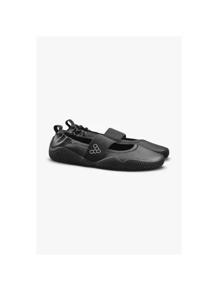 Balerinki Vivobarefoot skórzane czarne