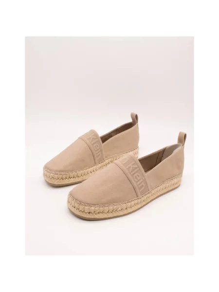 Calvin Klein Espadrile Logo Webbing bej