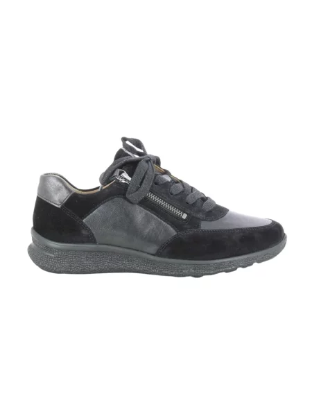 Sneakersy Hartjes skórzane czarne