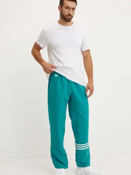Spodnji del trenirke adidas Originals turkizna
