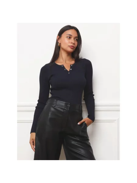 Top La Modeuse albastru