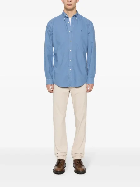 Siuvinėta polo marškinėliai Polo Ralph Lauren mėlyna