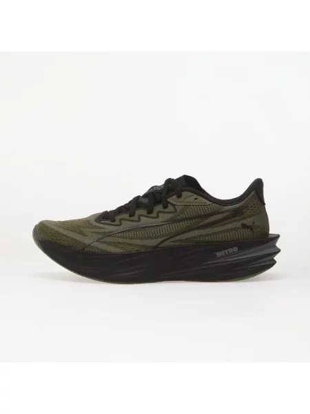 Sneakers Puma Deviate Pure NITRO Moss Veil/ Puma Black EUR negru