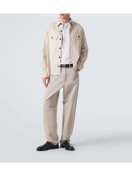 Tricou polo Zegna alb