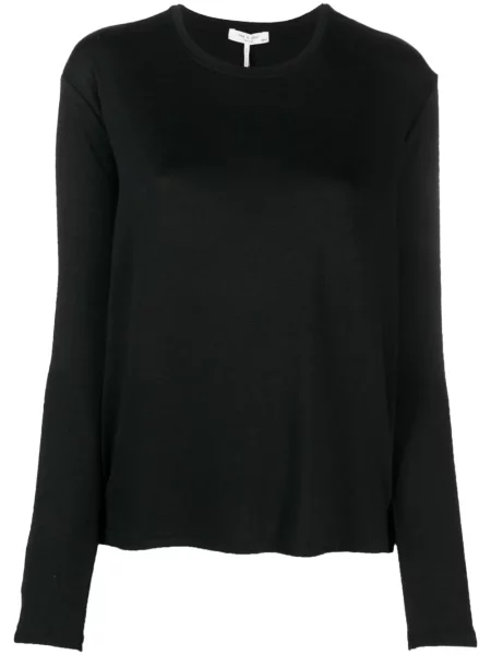 Tricou Rag & Bone tricotate lung negru