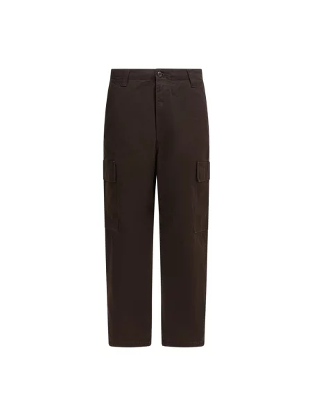 Spodnie cargo Carhartt Wip brązowe