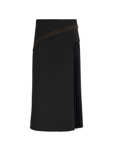 Fustă Proenza Schouler din satin negru
