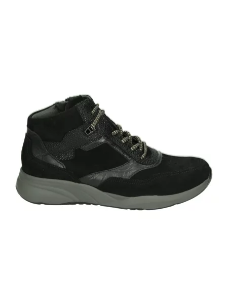 Sneakersy Durea zamszowe czarne