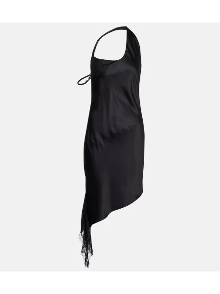 Rochie Courreges din satin negru