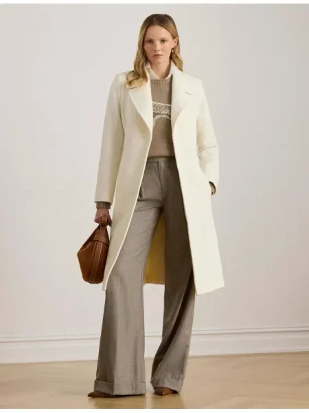Lauren Ralph Lauren Palton de primăvară-toamnă crem