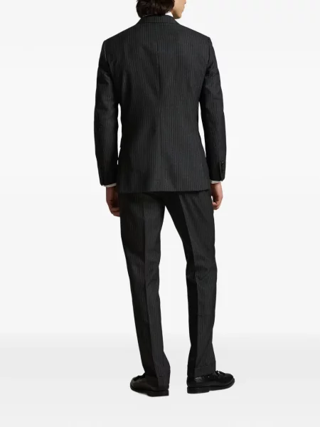 Șapcă Polo Ralph Lauren cu model herringbone din țesătură twill cu imagine albastru