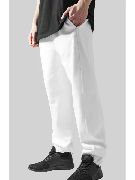 Pantaloni de trening Urban Classics alb