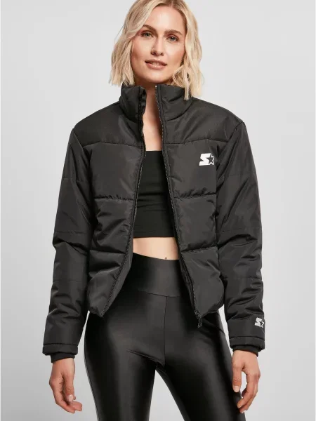 Kurtka puchowa Starter Black Label z autografem czarna