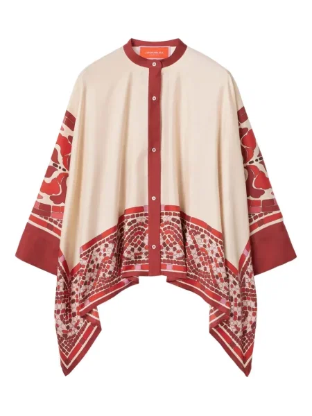 Cămașă La Doublej de mătase roșu