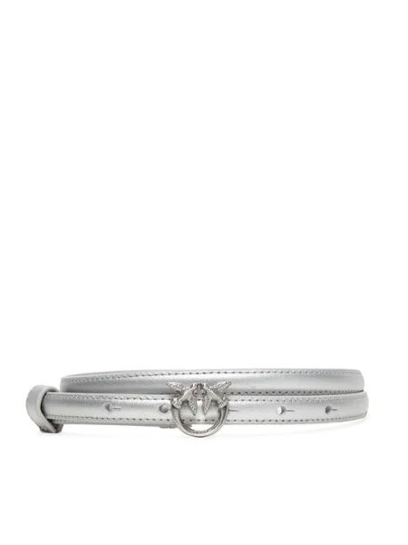 Дамски колан PINKO Love Berry H1 Belt AI Сребрист