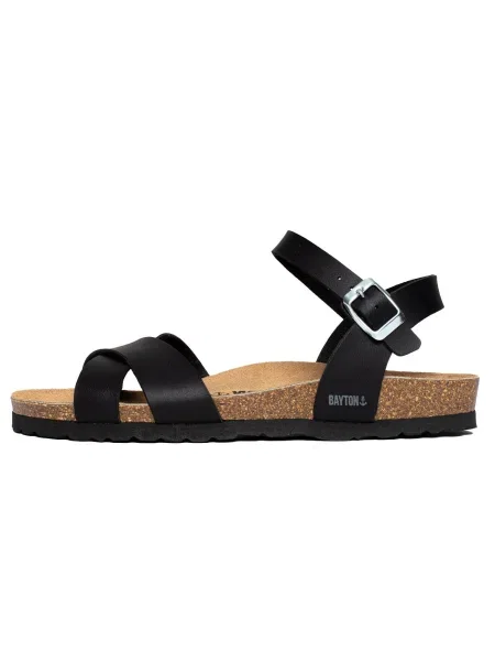 Bayton Sandale gri argintiu negru