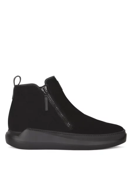 Botki Giuseppe Zanotti zamszowe czarne