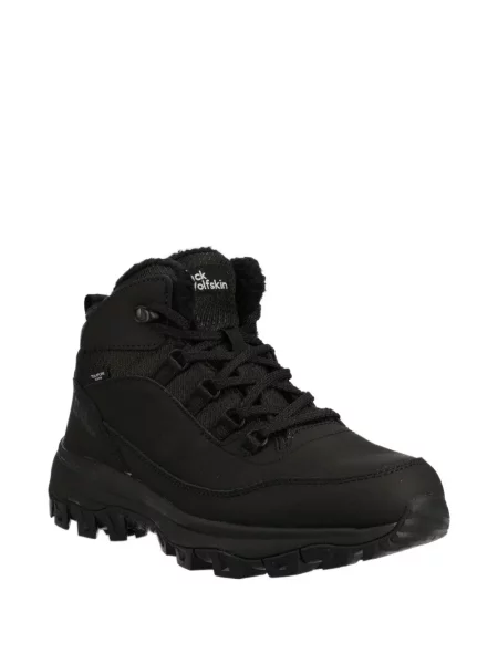Botine Jack Wolfskin din fleece negru