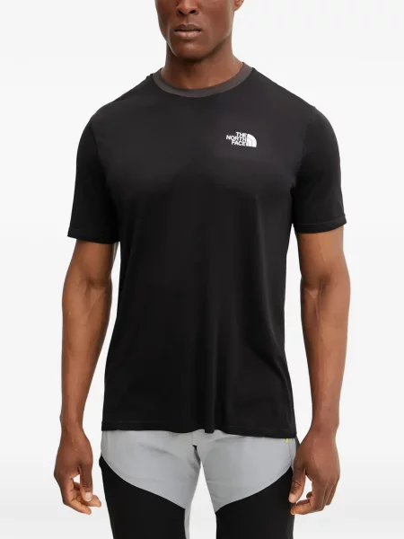 Tricou The North Face cu decolteu rotund negru