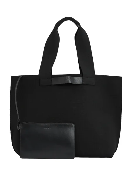 Calvin Klein Geantă Ck Ease E/W Tote Knit negru