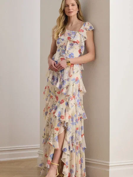 Lauren Ralph Lauren rochie bej