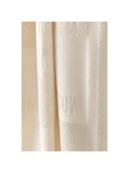 Moschino szalik z wełną beżowa